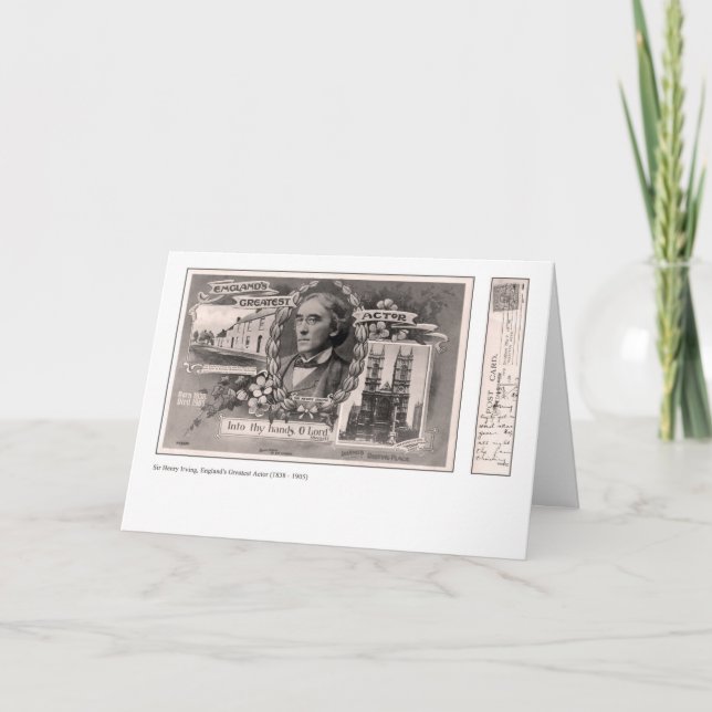 La tarjeta de felicitación más grande del actor de (Anverso)