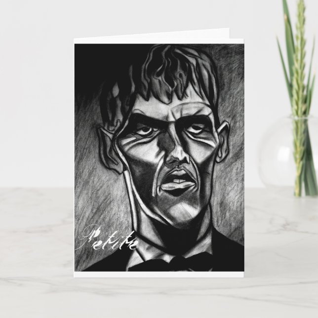 La tarjeta de felicitación menuda que sabrán que (Anverso)