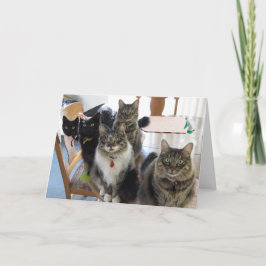 La tarjeta de felicitación por el cumpleaños de la