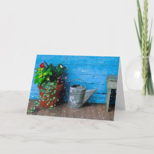 La tarjeta de felicitación Porch Blank de Farmhous