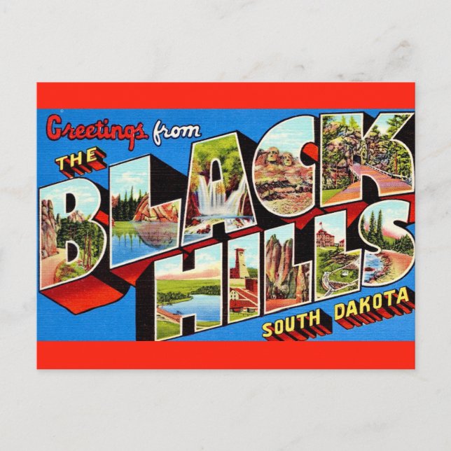 La tarjeta de felicitaciones de Black Hills (Anverso)
