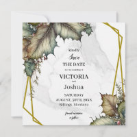 La tarjeta de invitación cuadrada de la vinatería 