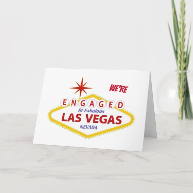 La tarjeta de Invitación de Las Vegas (Anverso)