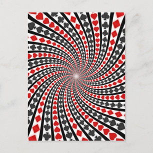 La tarjeta de juego se ajusta a la espiral: