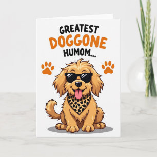 La tarjeta de la mejor mamá perruna