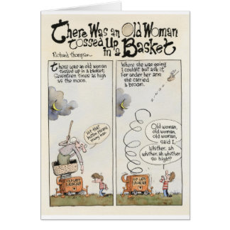 La tarjeta de la mujer mayor