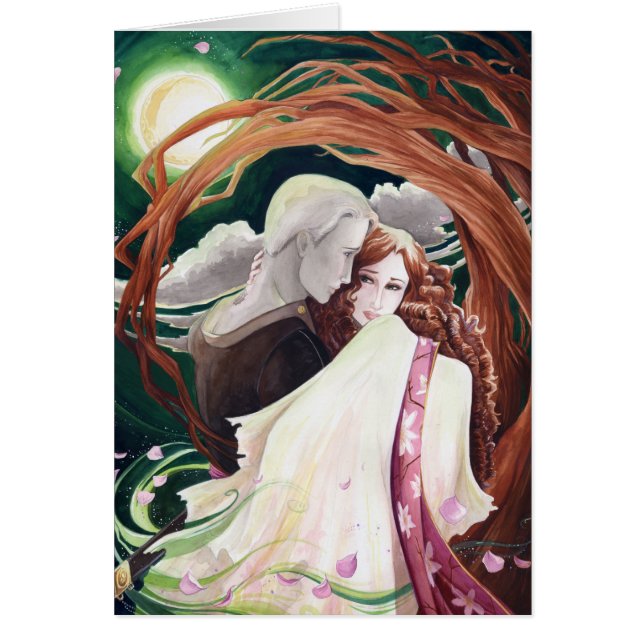 La tarjeta de la novia de la zarza (Frente)