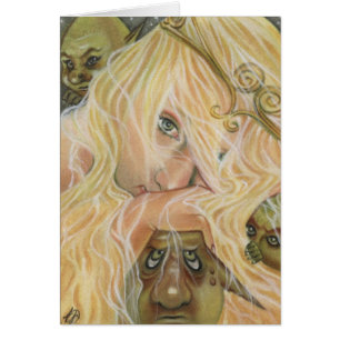 La tarjeta de la princesa y del Goblin
