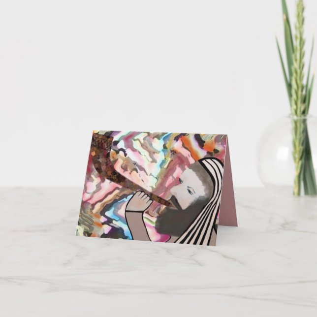 La tarjeta de la ráfaga del Shofar (Anverso)