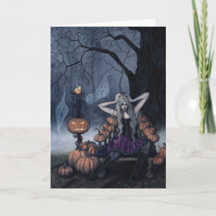 La tarjeta de la reina de la calabaza