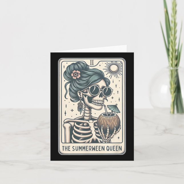 La Tarjeta de la Reina de Summerween  (Anverso)