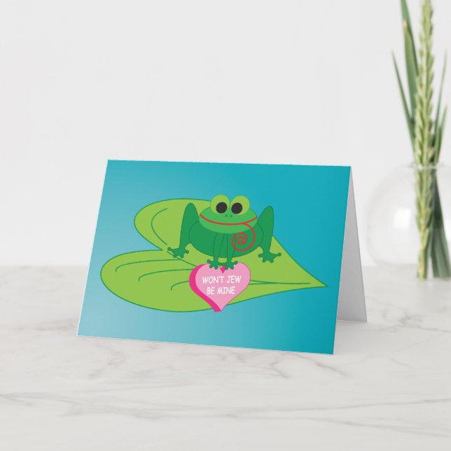 La tarjeta de la tarjeta del día de San Valentín (Anverso)