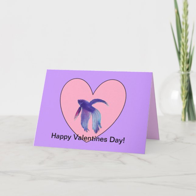 La tarjeta de la tarjeta del día de San Valentín (Anverso)