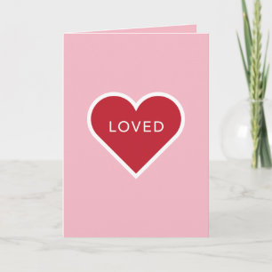 La tarjeta de la tarjeta del día de San Valentín