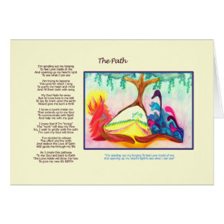 La tarjeta de la trayectoria