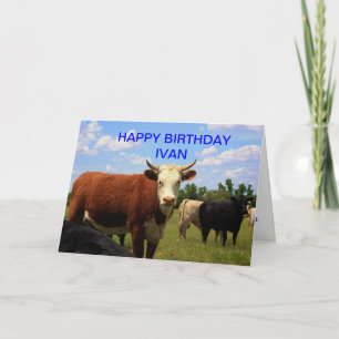 La tarjeta de la VACA del PAÍS de KANSAS
