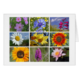 la tarjeta de los Flor-amantes