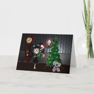 La "tarjeta de Navidad asustadiza