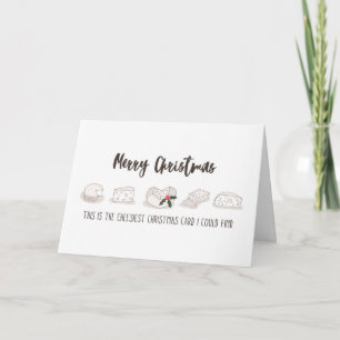 La tarjeta de Navidad más caseosa, divertida