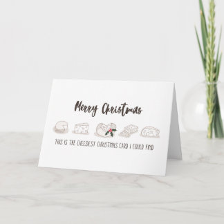 La tarjeta de Navidad más caseosa, divertida