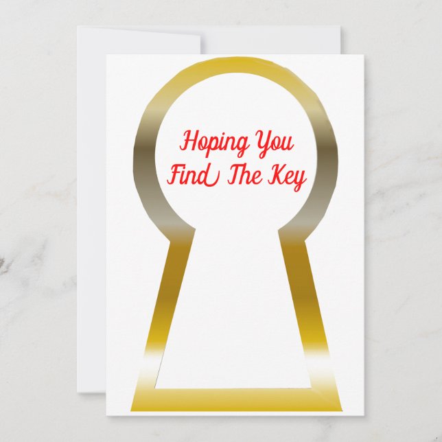 La tarjeta de Navidades clave (Anverso)