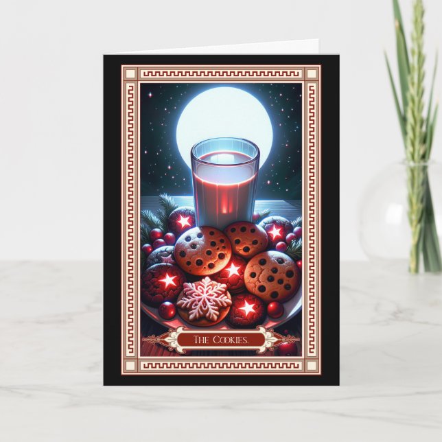La tarjeta de Navidades Cookie Tarot (Anverso)