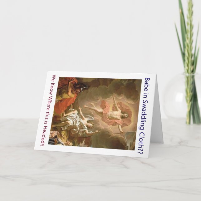 La tarjeta de Navidades del flujo de la historia (Anverso)