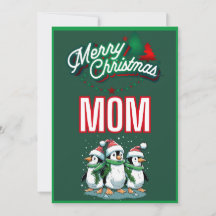 La tarjeta de Navidades navideños divertidos de ma