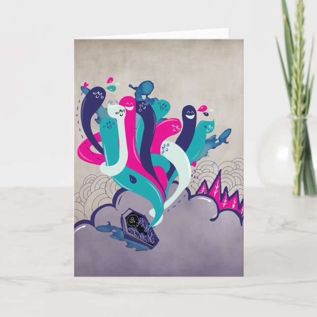 La tarjeta de notas de la resurrección de la felic (Anverso)