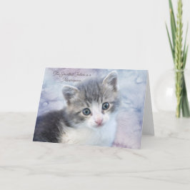 La tarjeta de notas más pequeña de línea recta