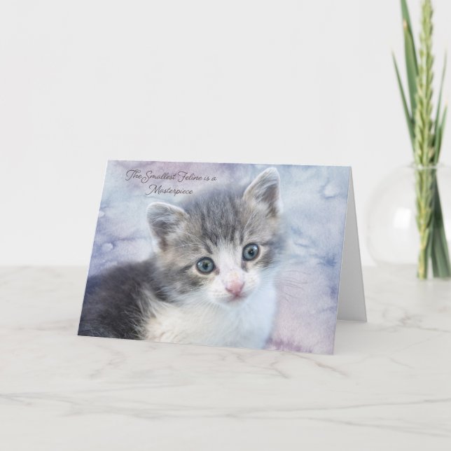 La tarjeta de notas más pequeña de línea recta (Anverso)