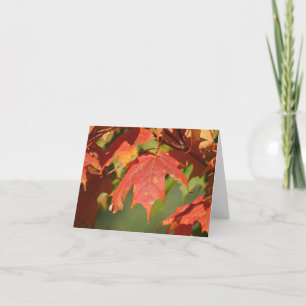 La tarjeta de notas perfecta para el otoño