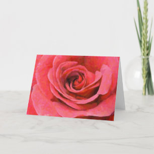 La tarjeta de notas Rosa perfecta
