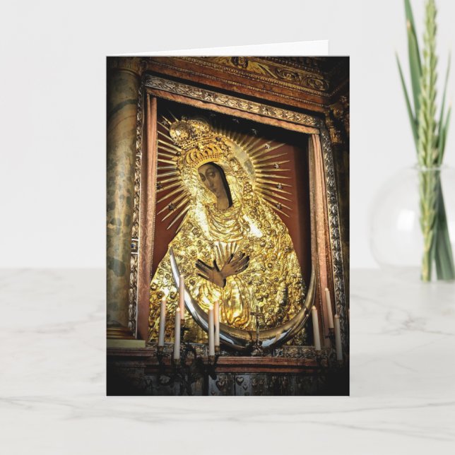 La tarjeta de nuestra Señora de la Puerta de Dawn  (Anverso)