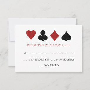 La tarjeta de póquer de Las Vegas es apropiada par
