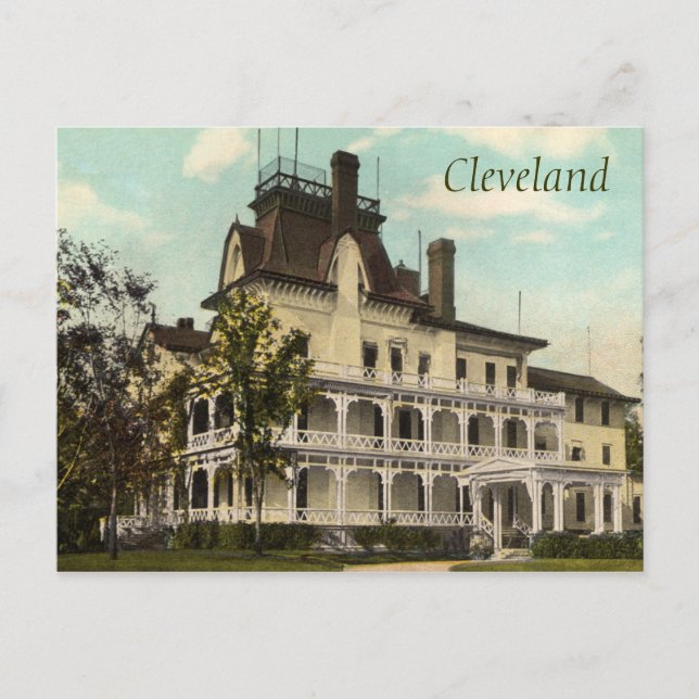 La tarjeta de postales para el hogar Rockefeller (Anverso)