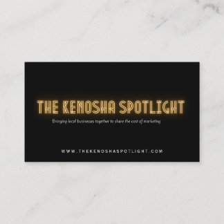 La tarjeta de presentación de Kenosha Spotlight