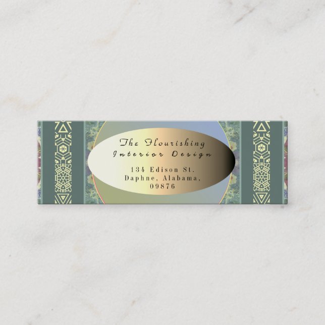 La tarjeta de presentación de las artes (Anverso)