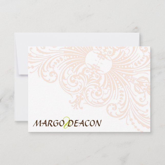 La tarjeta de respuesta de Scarlett (Anverso)