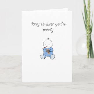 La tarjeta de saludo de diseño de doodle lindo se 