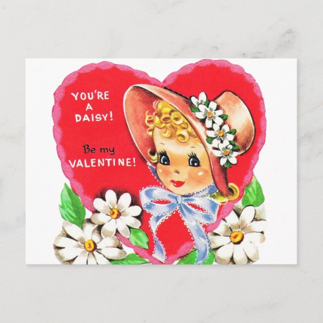 La tarjeta de San Valentín de la pequeña chica de  (Anverso)