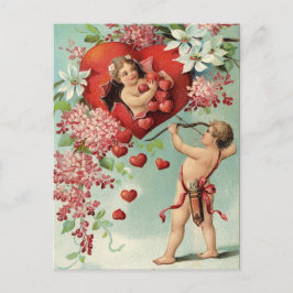 La tarjeta de San Valentín objetivo de Cupido