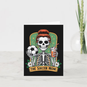La tarjeta de tarot de la mamá del fútbol esquelet