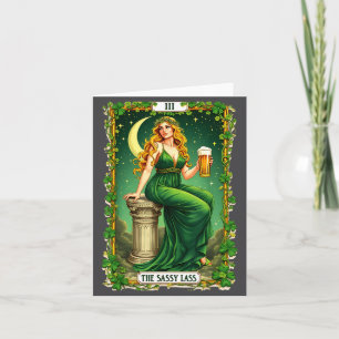 La tarjeta de tarot elegante Sy L día de San Patri