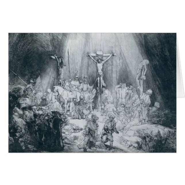 La tarjeta de tres cruces (Anverso (Horizontal))