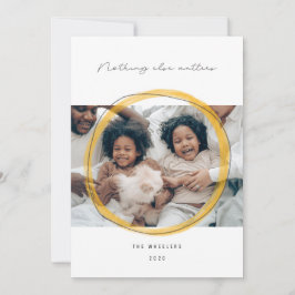 La tarjeta de vacaciones de Nothing Else Matters