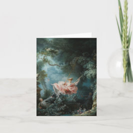 La tarjeta de vacaciones plegable Swing