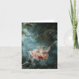 La tarjeta de vacaciones plegable Swing