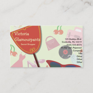 La tarjeta de visita Glam Life