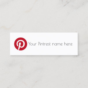 la tarjeta de visita más pintrest